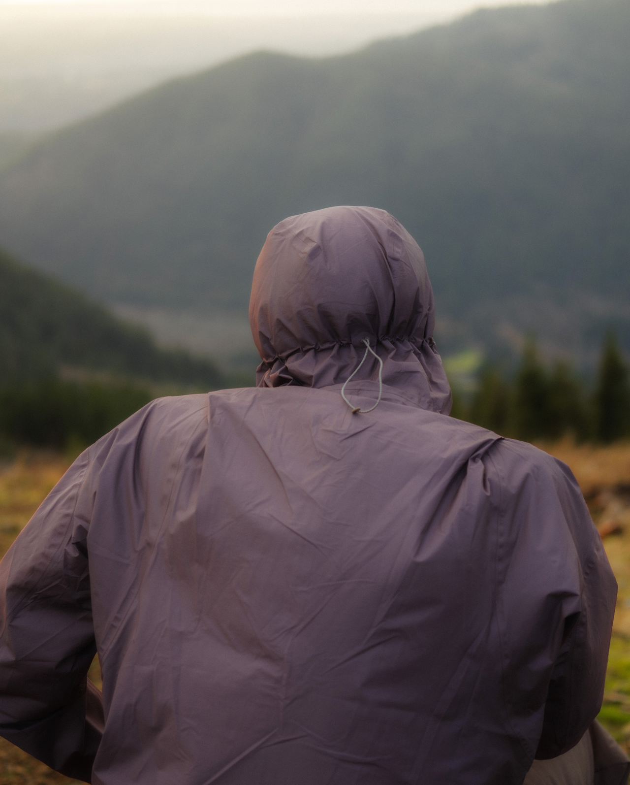 Pertex® 3L Fly Rain Jacket in Sparrow