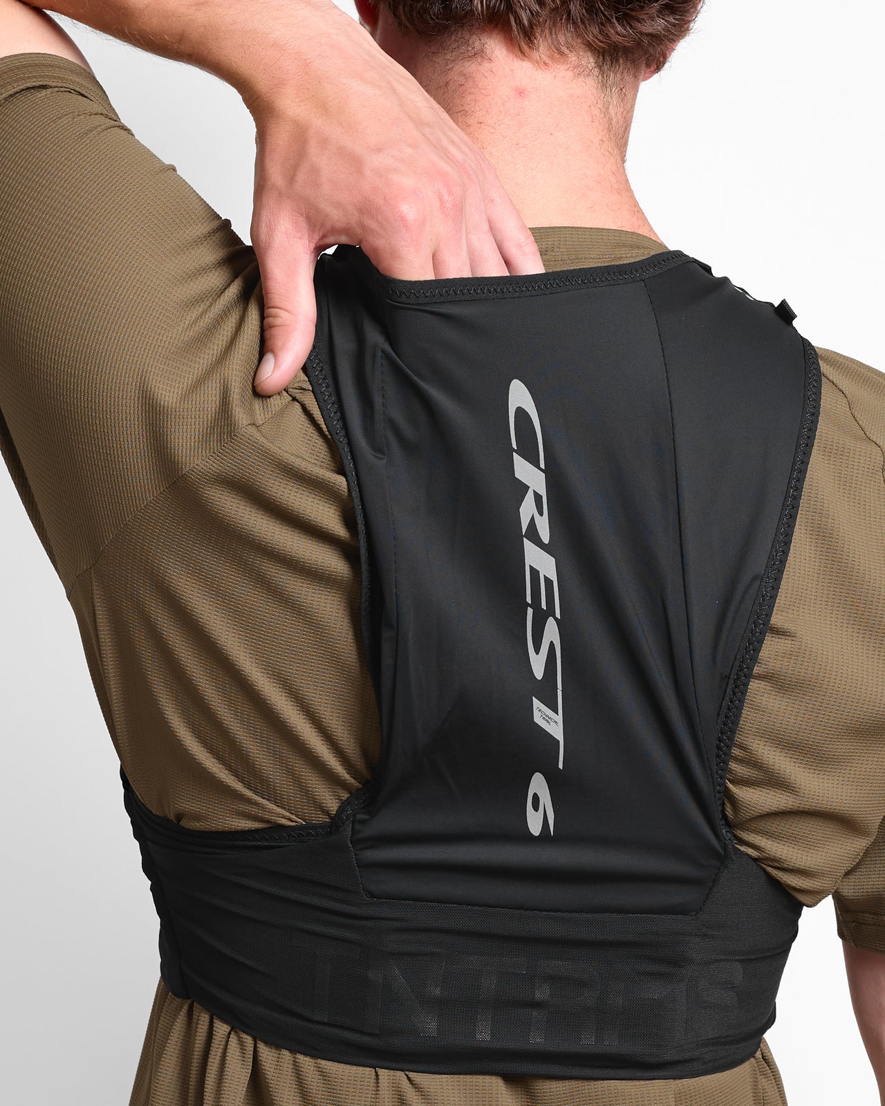 Crest 6 in Black/3M Grey