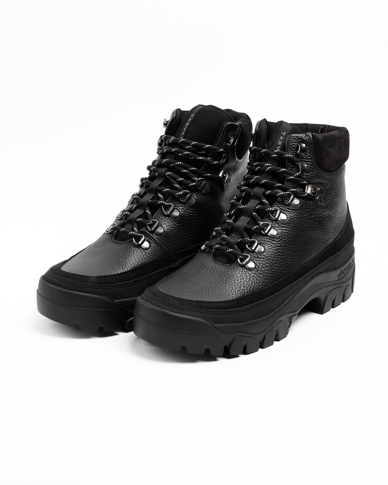 Easy Hiker High in Black Full Grain Leather