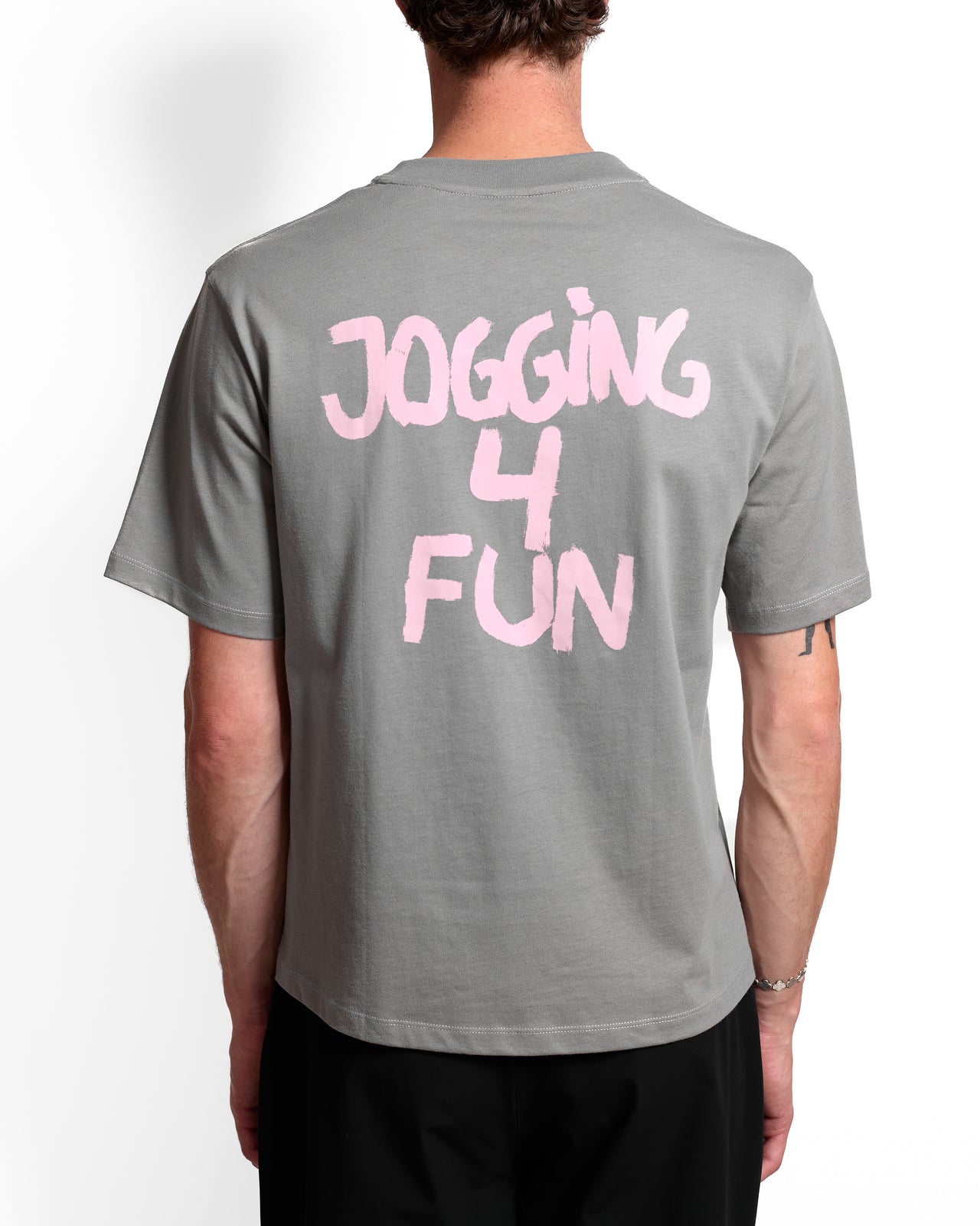 Jogging 4 Fun Tee in Grey