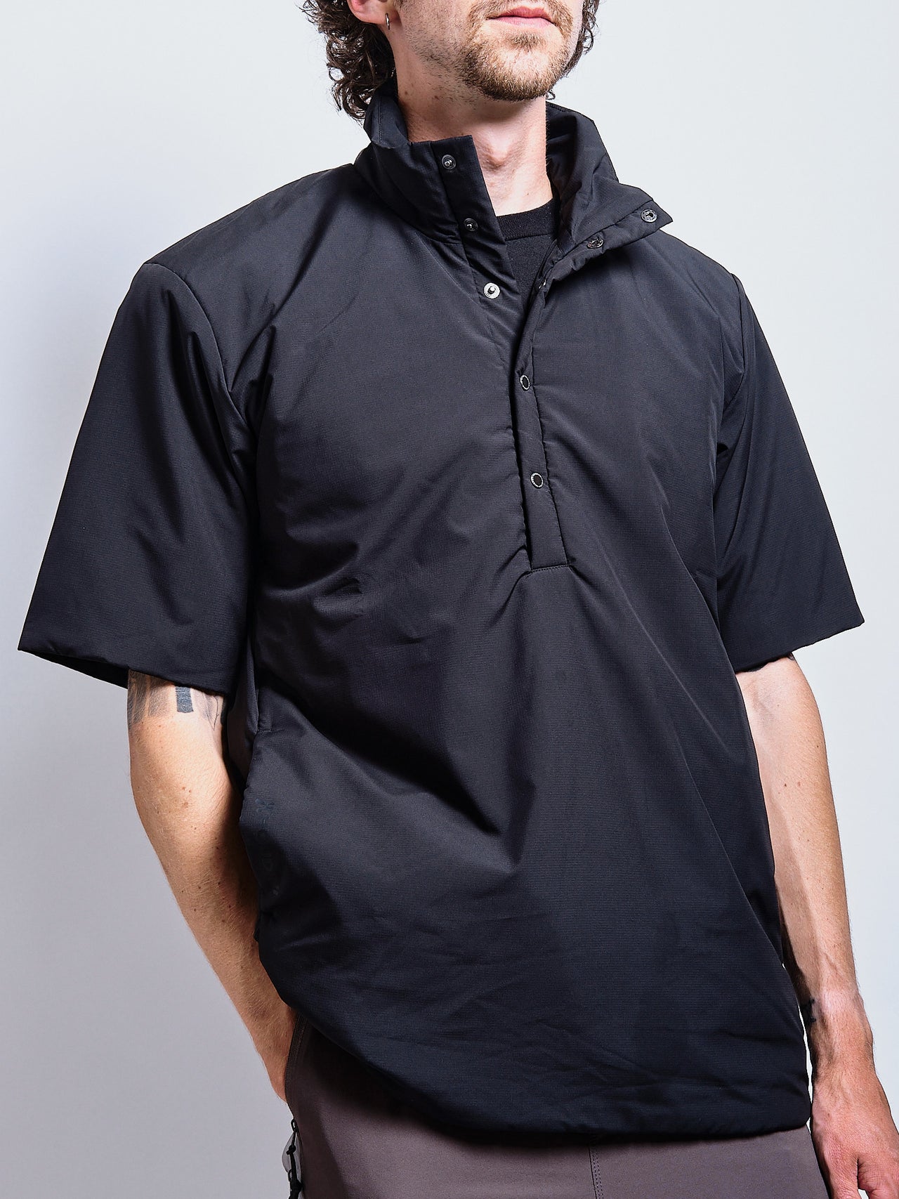 All Weather T-Neck in True Black