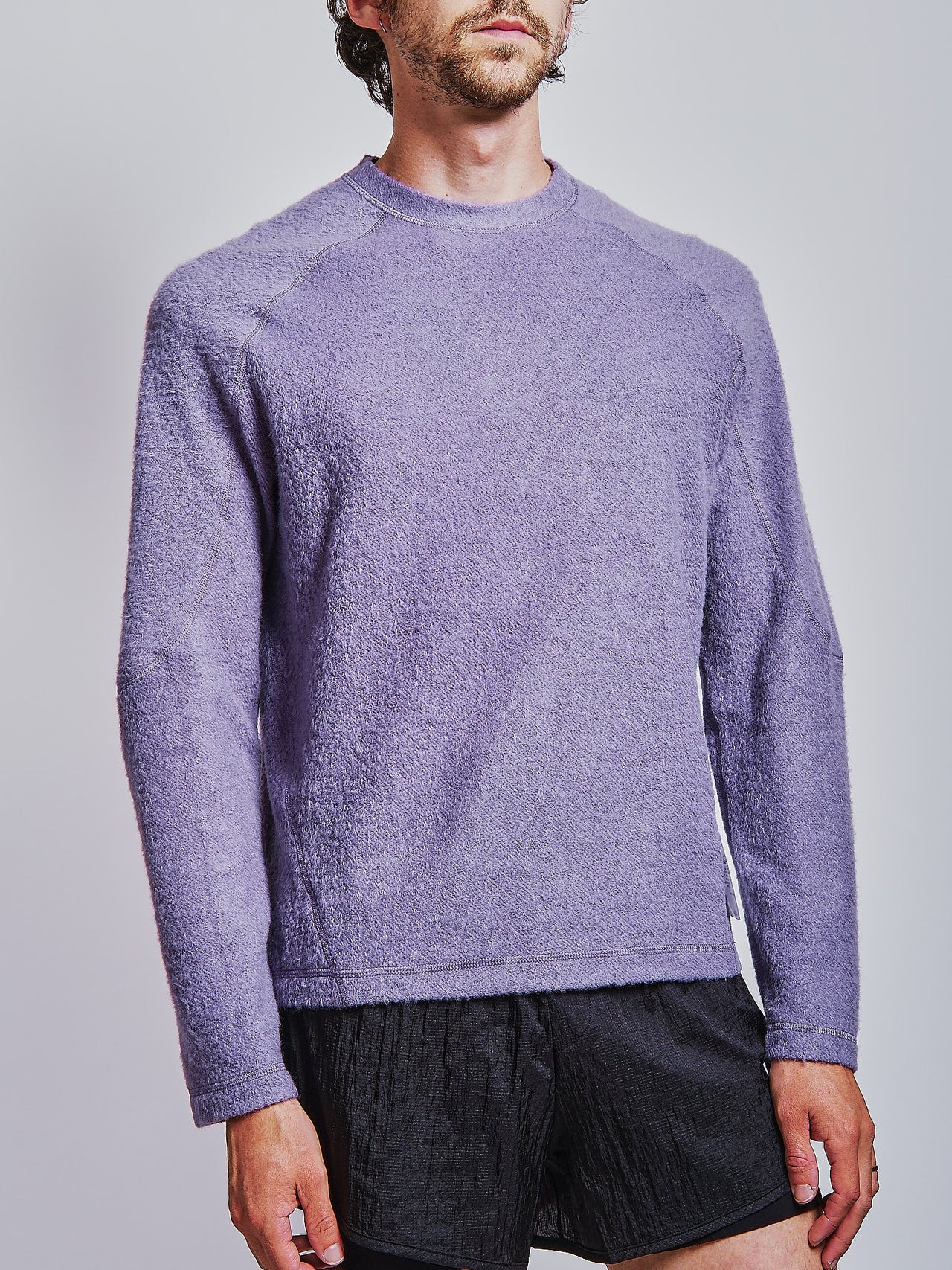 FuzzMerino™ Long Tee in Dusk