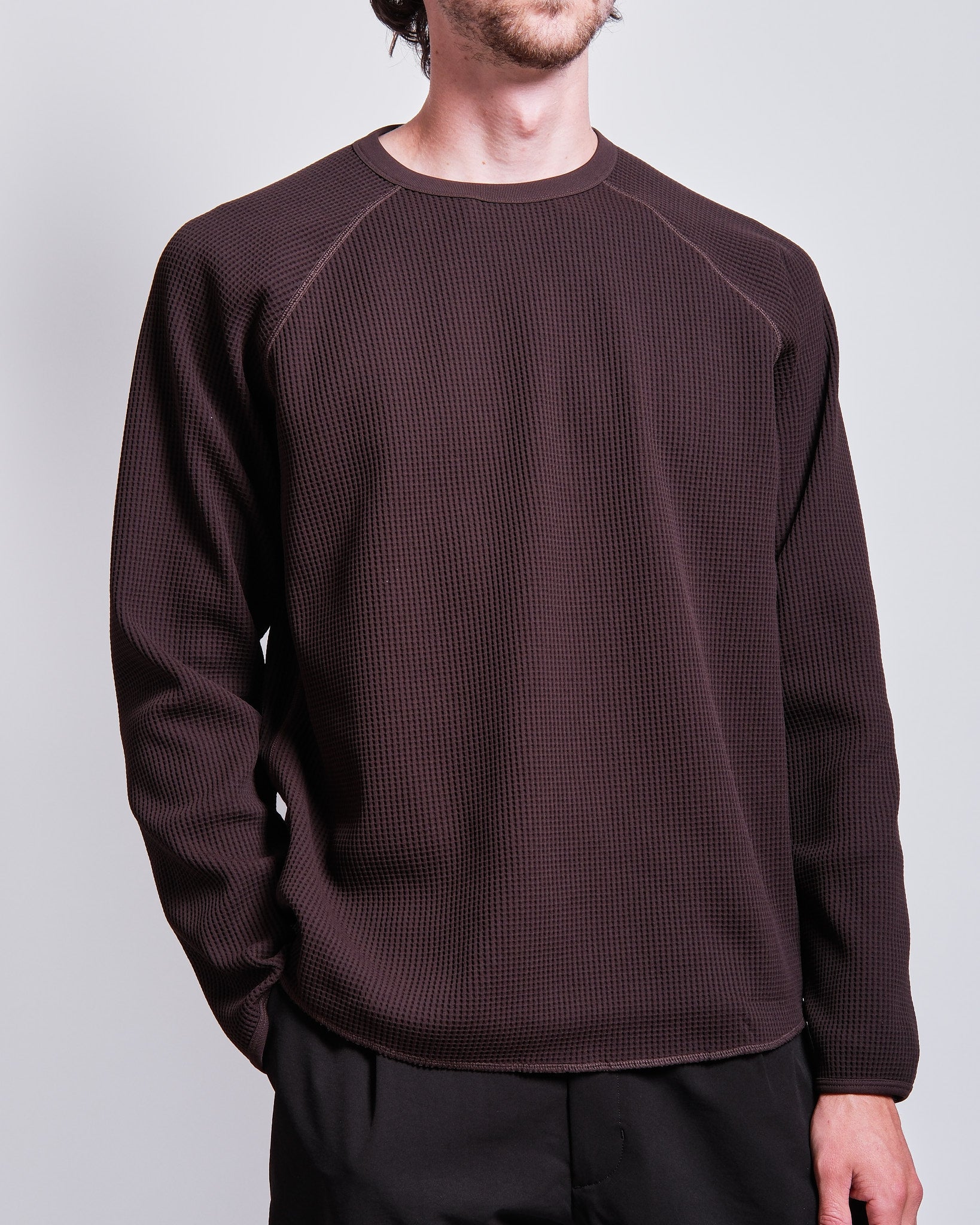 WF Light L/S T-shirt in Jet Brown ~ Windthrow
