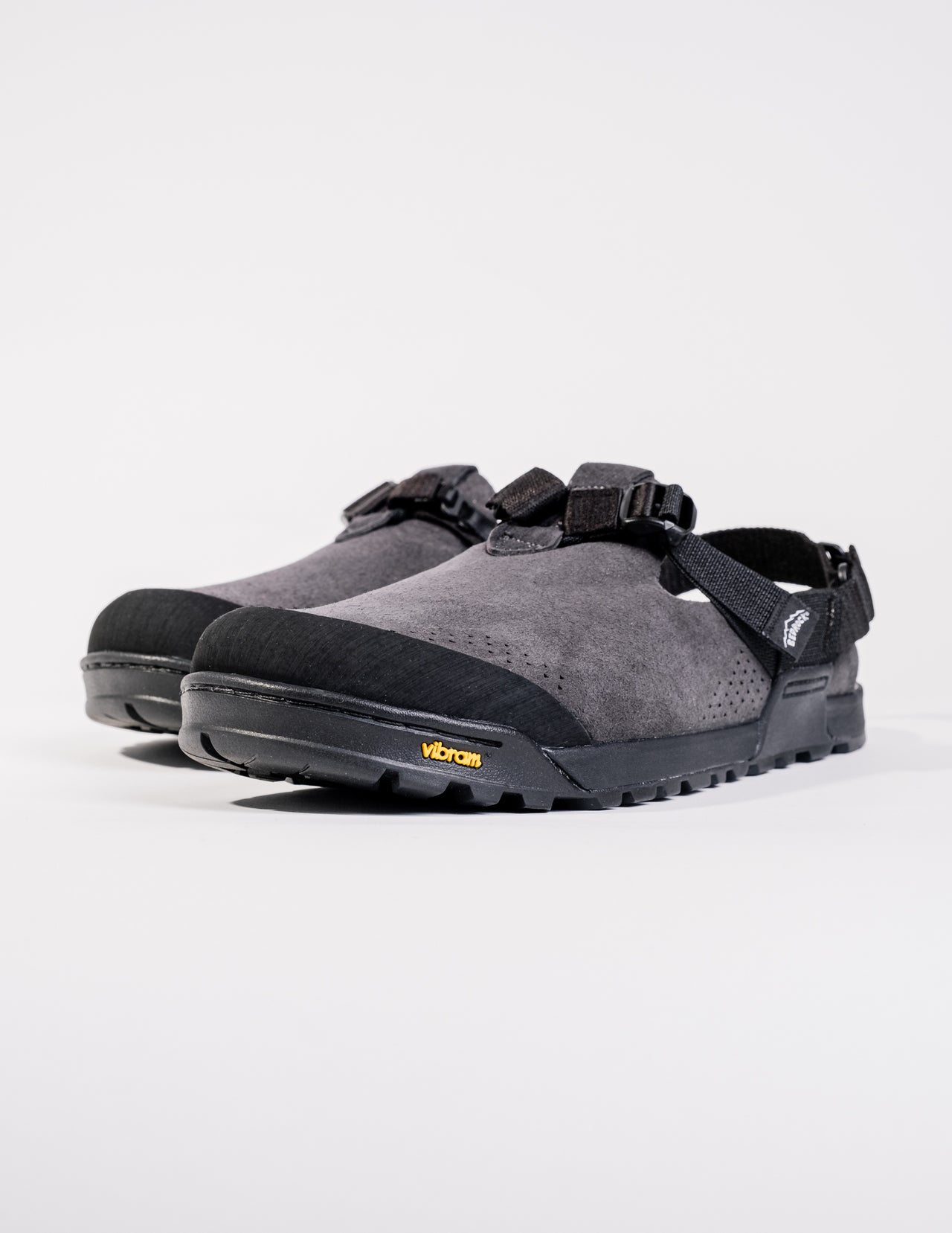 Mountain Clog in Grey Suede
