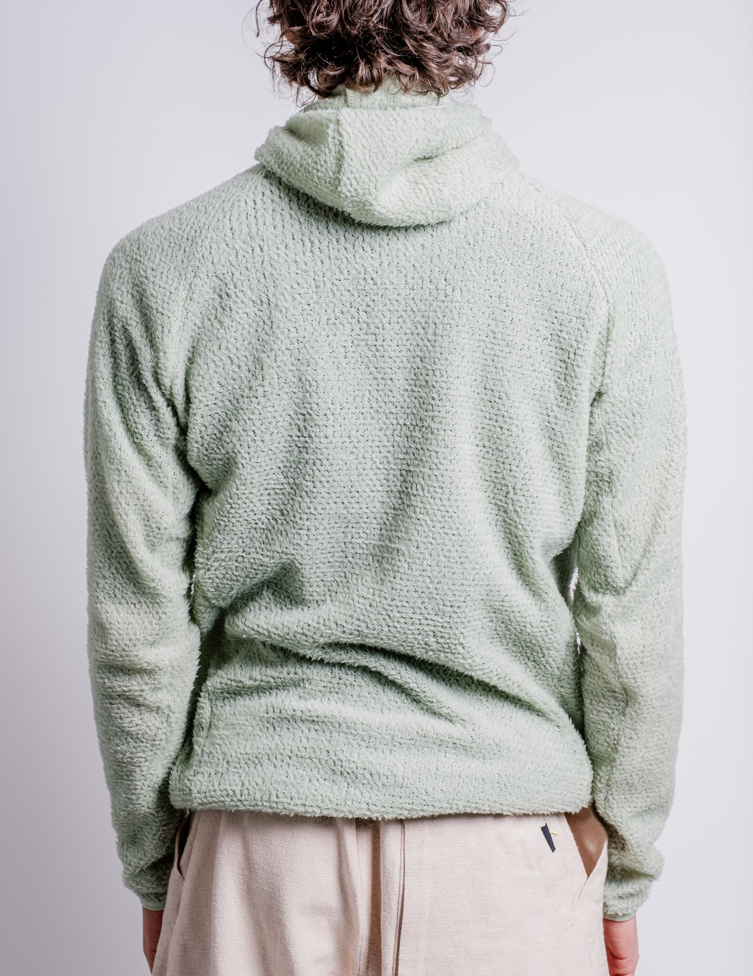 Alpha 90 Hoodie Half-Zip in Mint ~ Windthrow