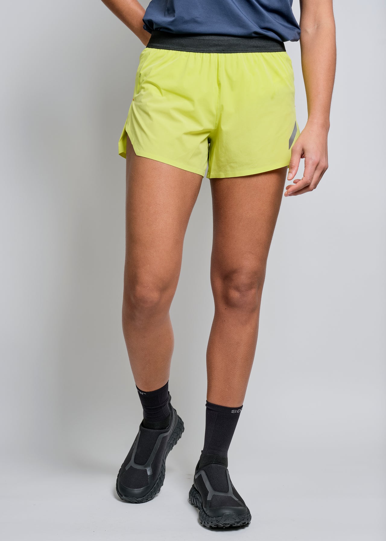W's Split Shorts in Fluro Yellow