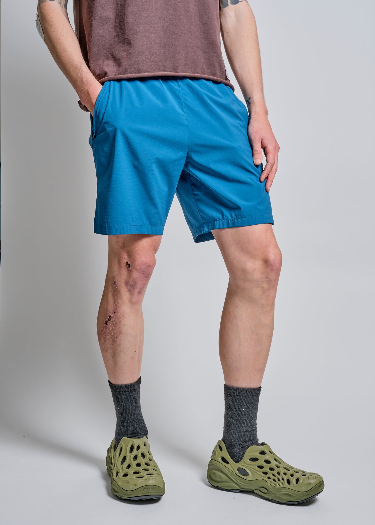 Pace Wind Shorts in Out of the Blue