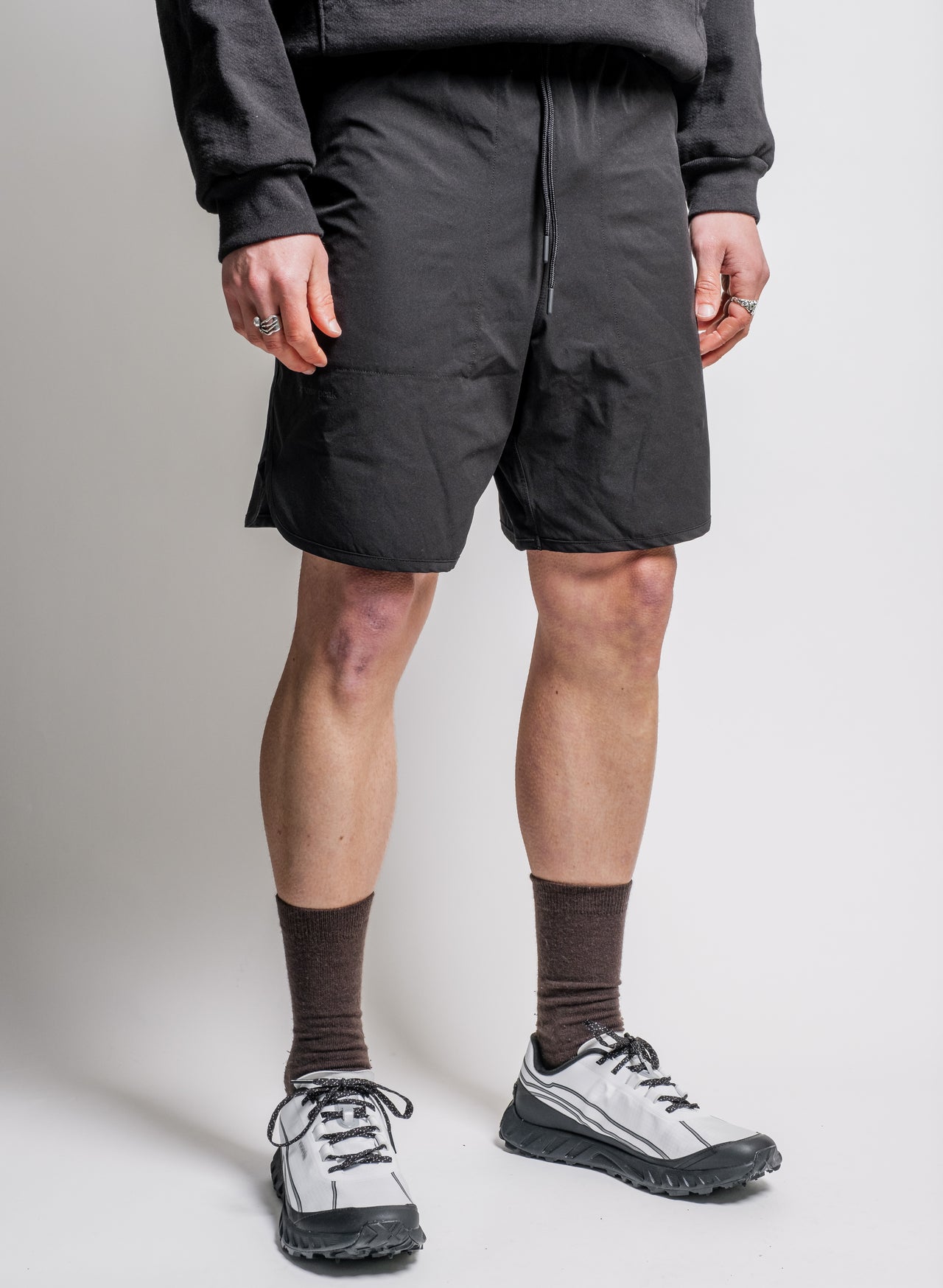 Toned Trout Stretch River Shorts in Black