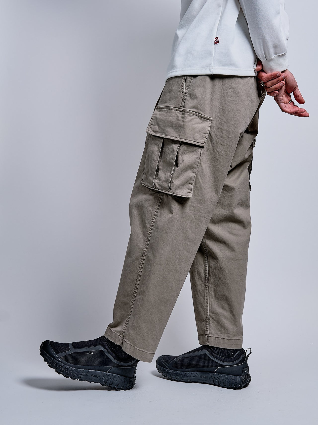 Flex Climber Cargo Pant in Light Grey