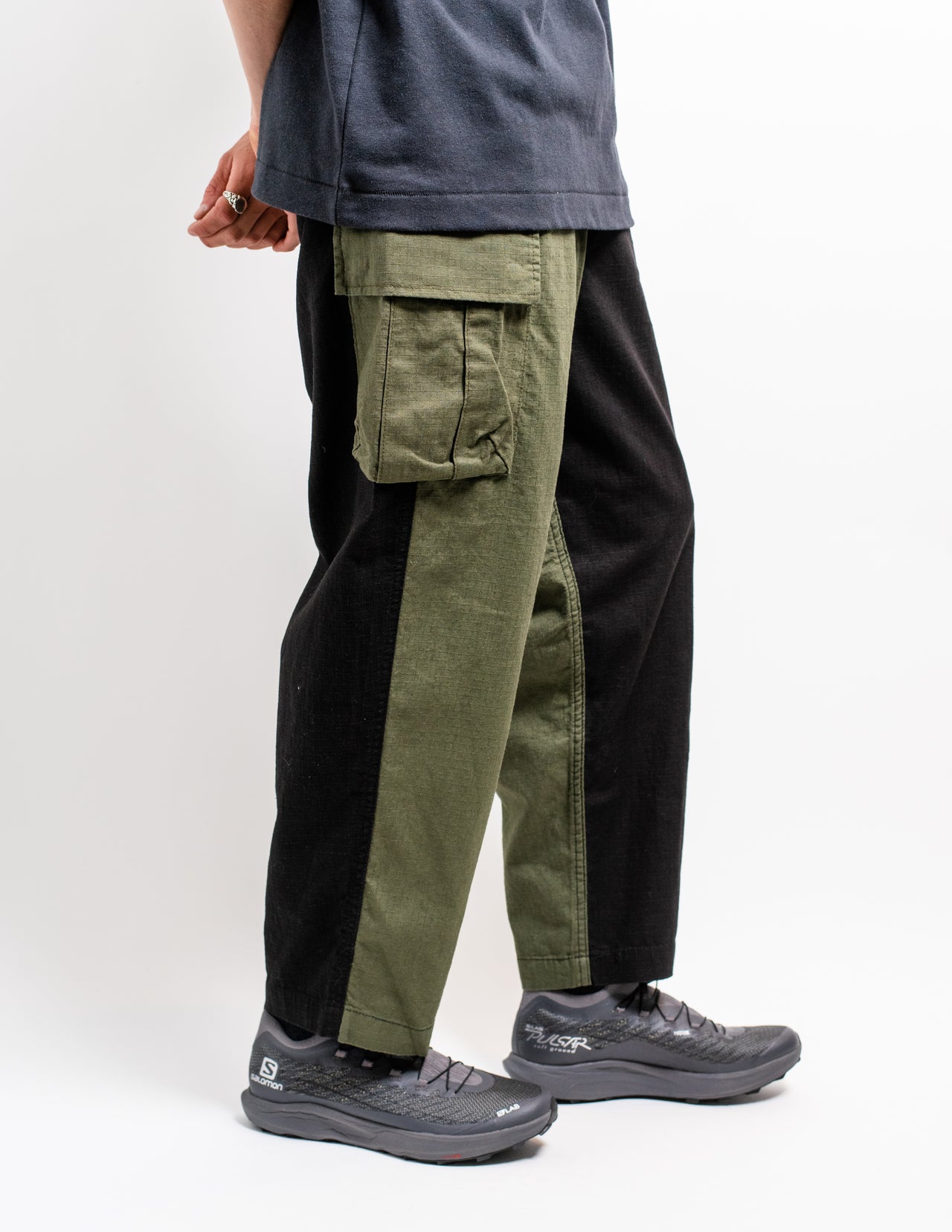 MH-Rip Cocoon Cargo Pants in Multi