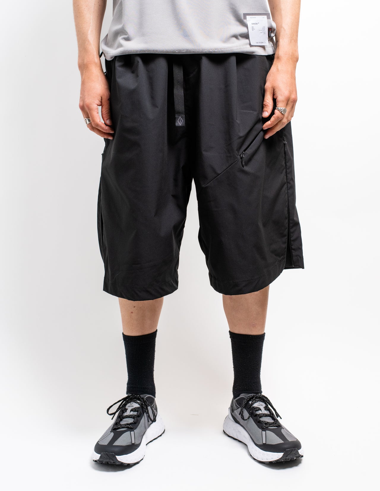 gorpcore oversized nylon shorts from Japan
