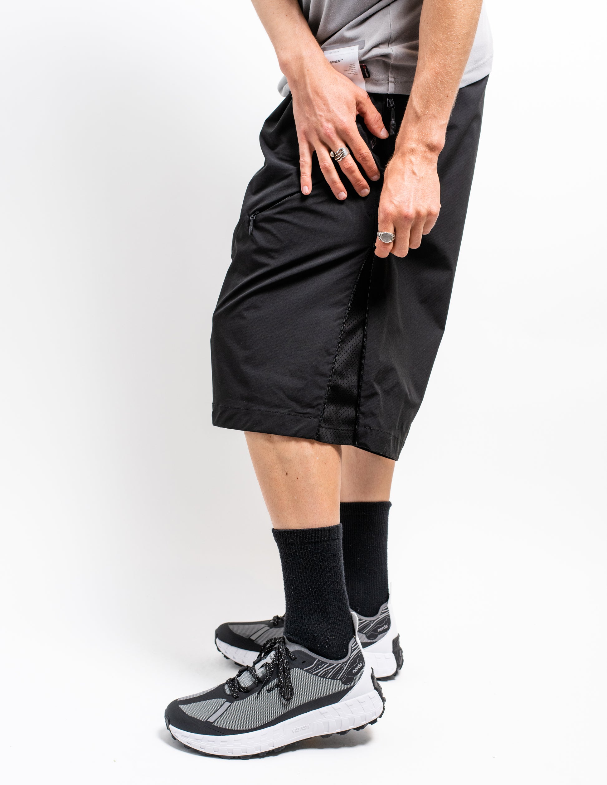 gorpcore oversized nylon shorts from Japan