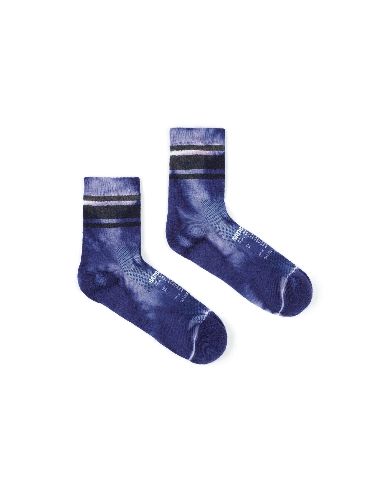 Merino Tube Socks in Dusk Tie-Dye