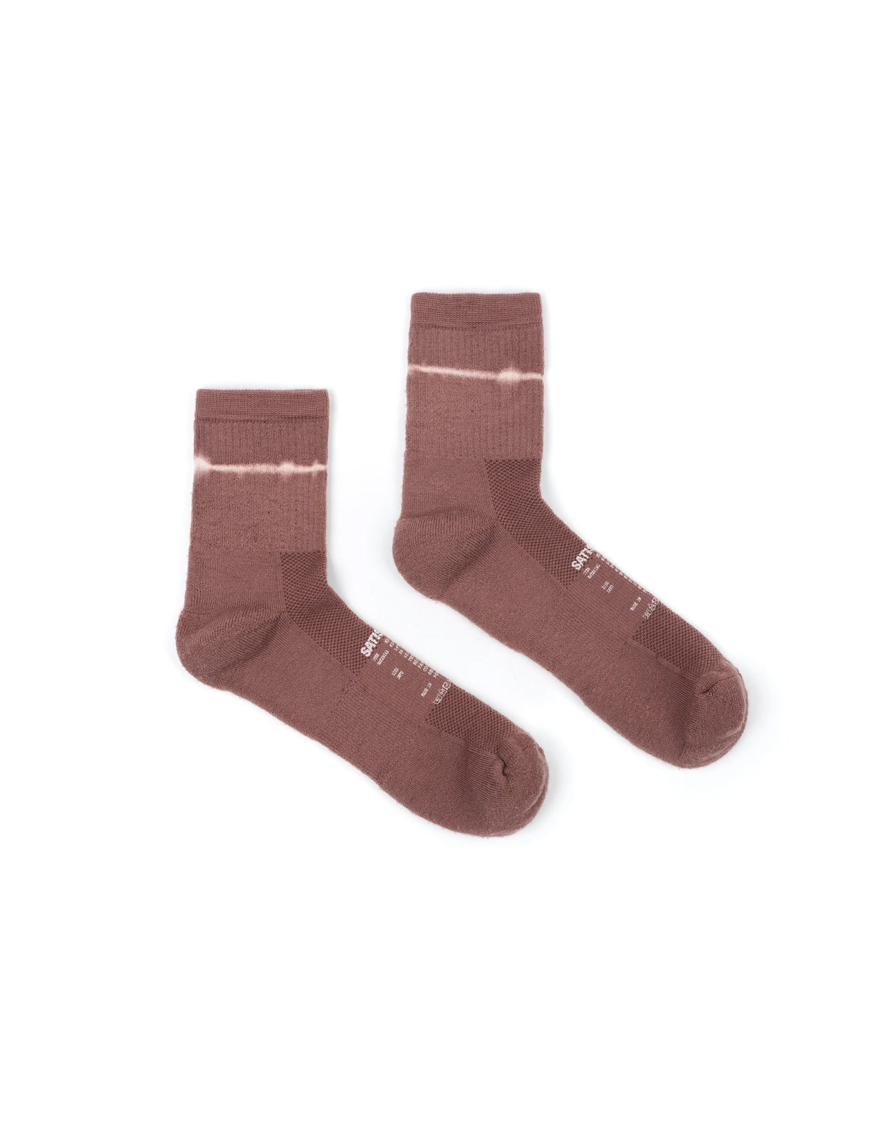 Merino Tube Socks in Cedar Tie-Dye