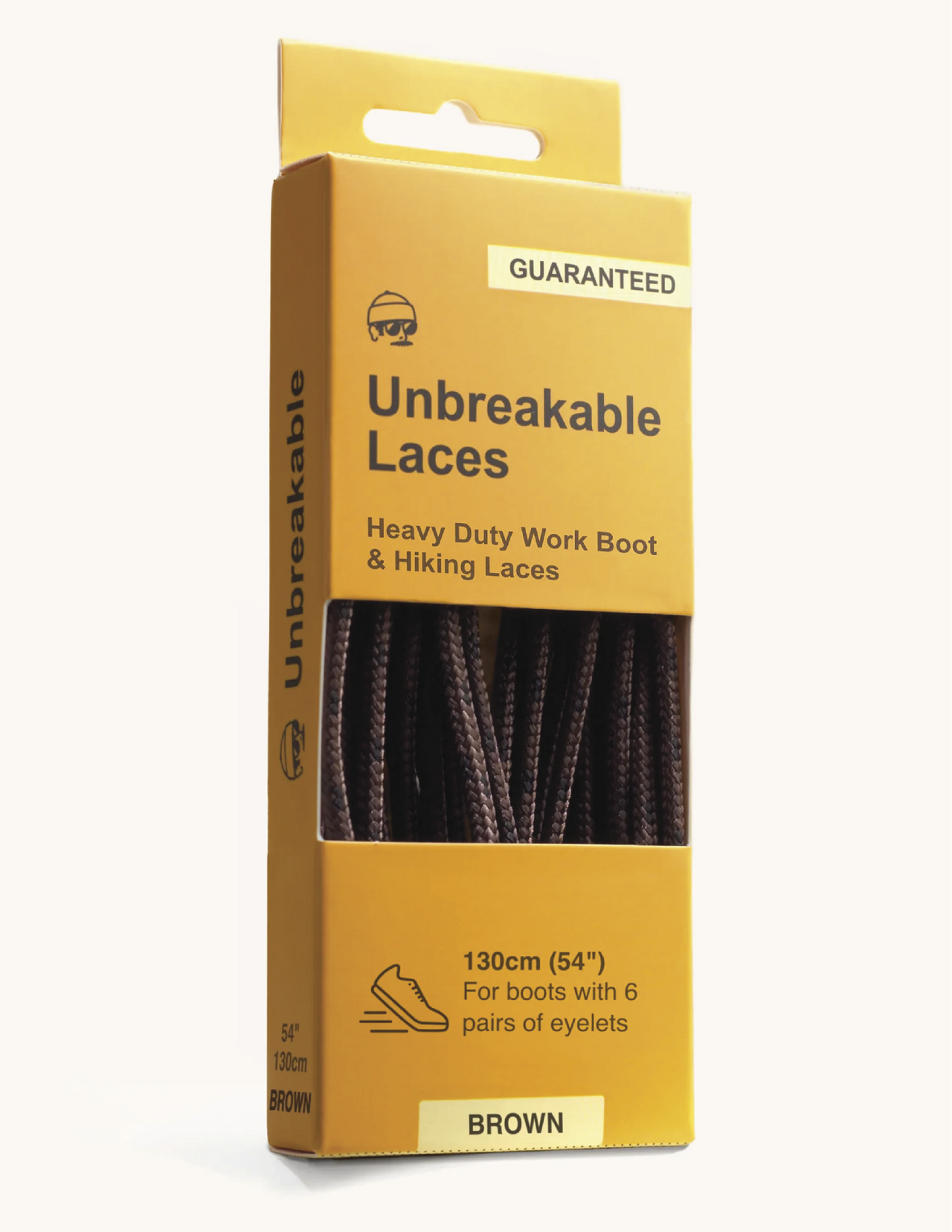 Unbreakable Laces in Brown